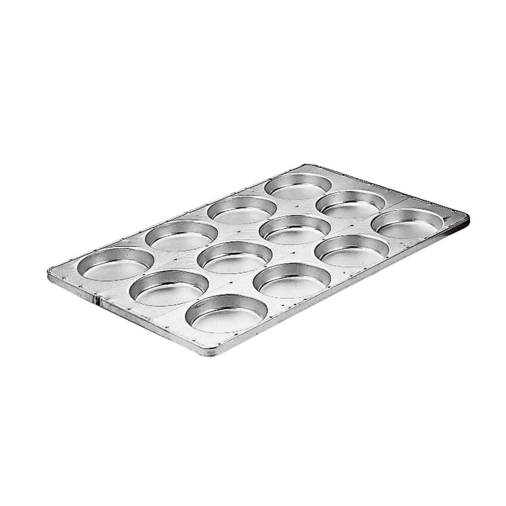 PADERNO – BUN BAKING SHEET ALUSTEEL 60 x 40 CM Ø12 CM