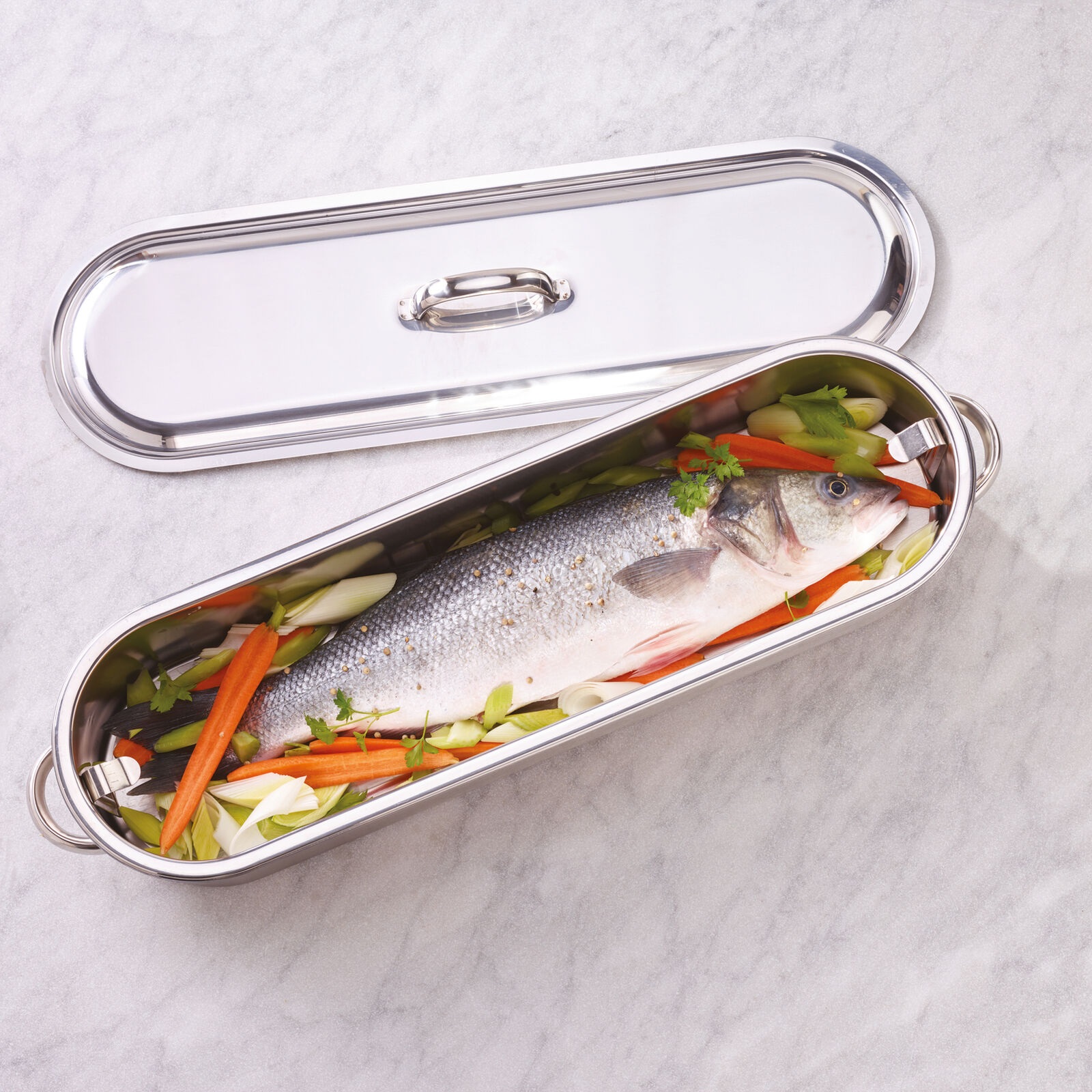 PADERNO – FISH KETTLE ST/ST 47 x 16 CM H:11.5 CM