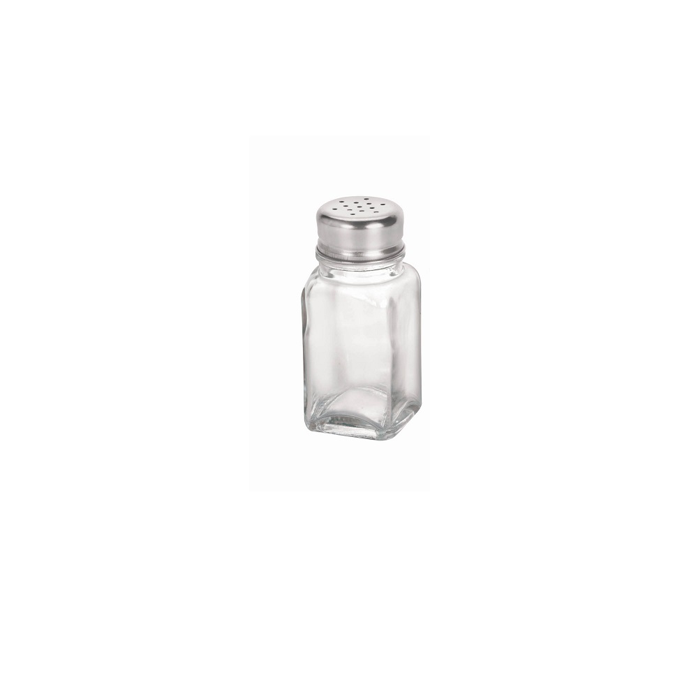 ANKOR – GLASS SALT/PEPPER SHAKER SQUARE