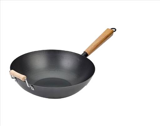 NAVA – CARBON STEEL CANTONESE WOK 32 CM