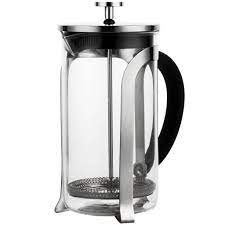 NAVA – COFFEE MAKER ST/ST BLACK HANDLE 600 ML WITH BASE