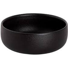 MAASTRICHT – PORCELAIN UNIVERSE BLACK MAT DEEP PLATE 21 CM