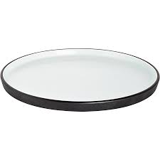 MAASTRICHT – PORCELAIN COSMIC BLACK/WHITE DESSERT PLATE 20 CM