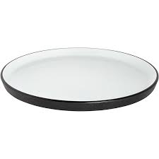 MAASTRICHT – PORCELAIN COSMIC BLACK/WHITE LOW DISH 16 CM