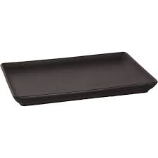 MAASTRICHT – PORCELAIN UNIVERSE BLACK MAT RECTANGULAR DISH 24×17 CM