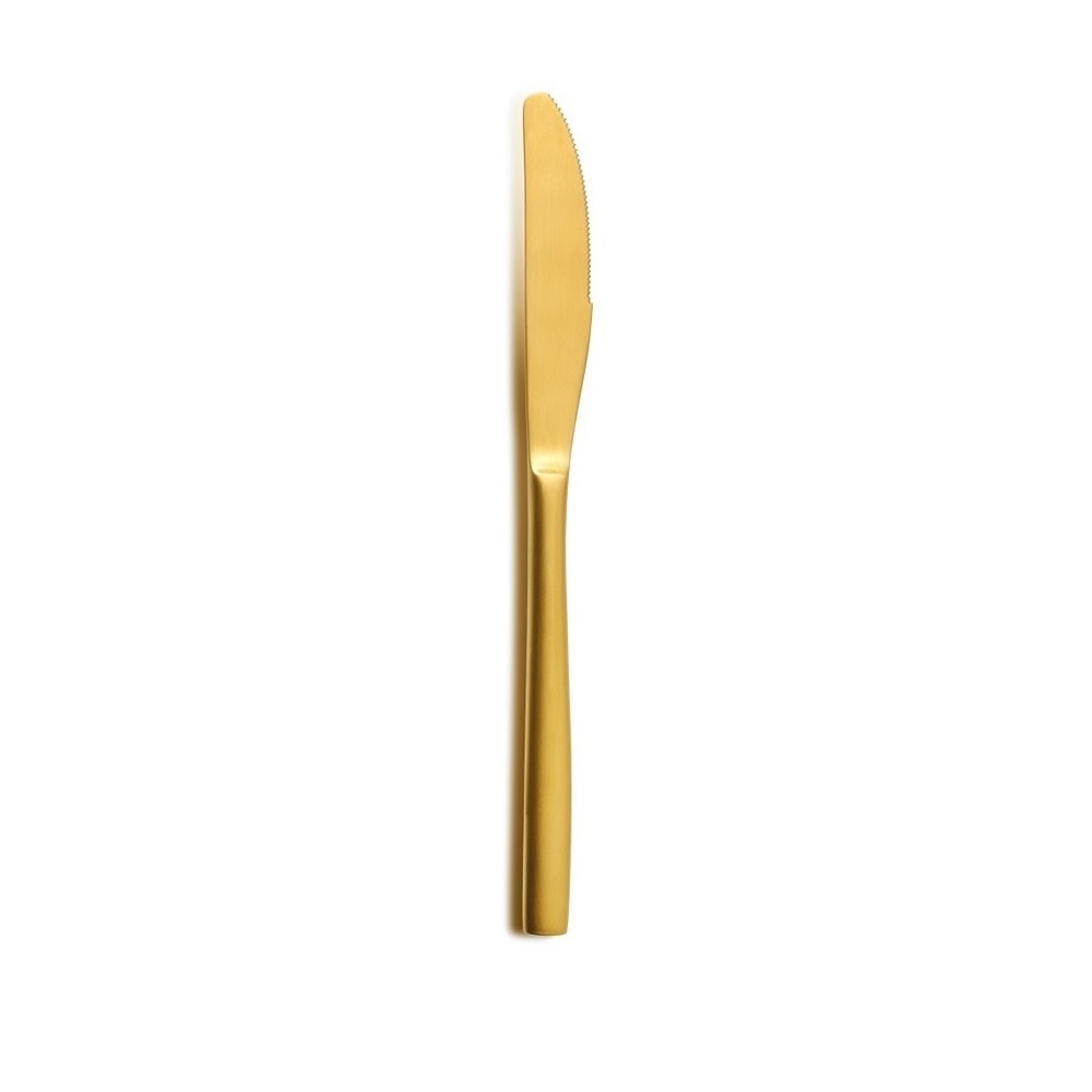 COMAS – BARCELONA COLORS GOLD TABLE KNIFE 18/0 SET OF 12