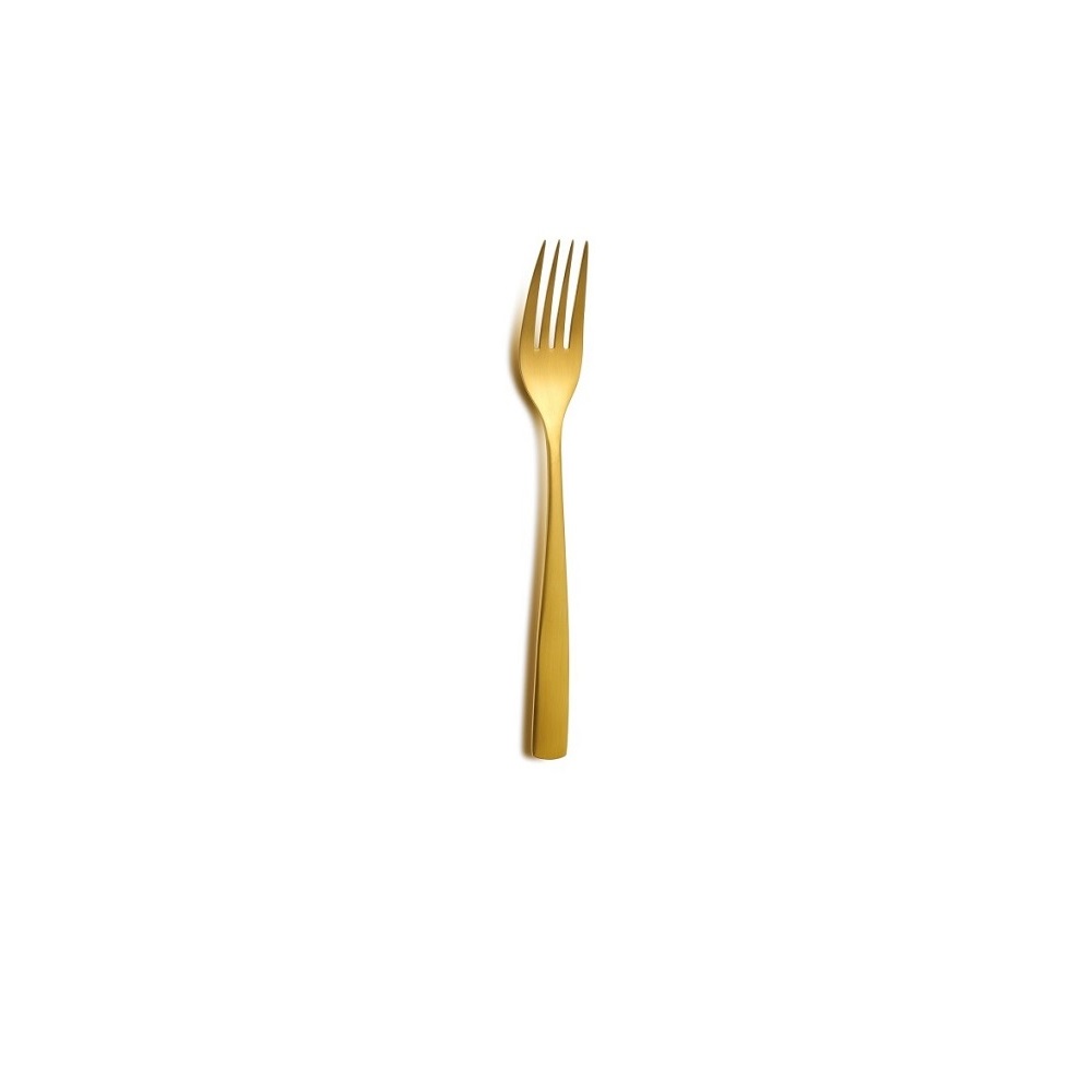 COMAS – BARCELONA COLORS GOLD CAKE FORK 18/0 SET OF 12