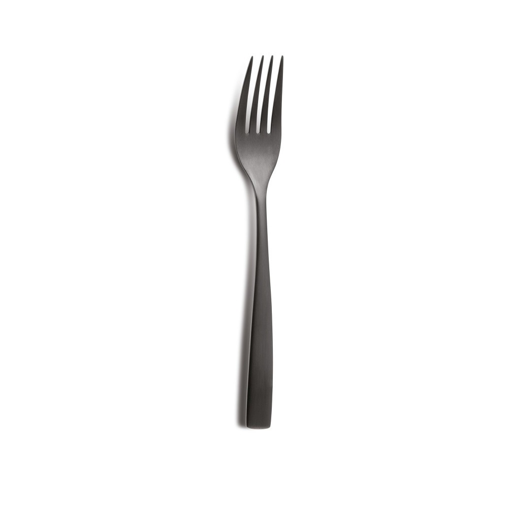 COMAS – BARCELONA COLORS BLACK TABLE FORK 3MM 18/0 SET OF 12