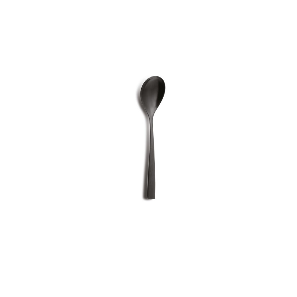 COMAS – BARCELONA COLORS BLACK MOKA SPOON 3MM 18/0 SET OF 12