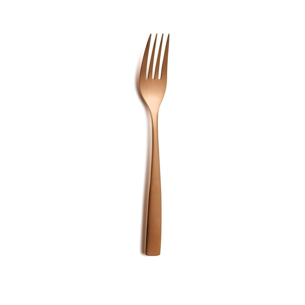 COMAS – BARCELONA COLORS COPPER TABLE FORK 18/0 SET OF 12