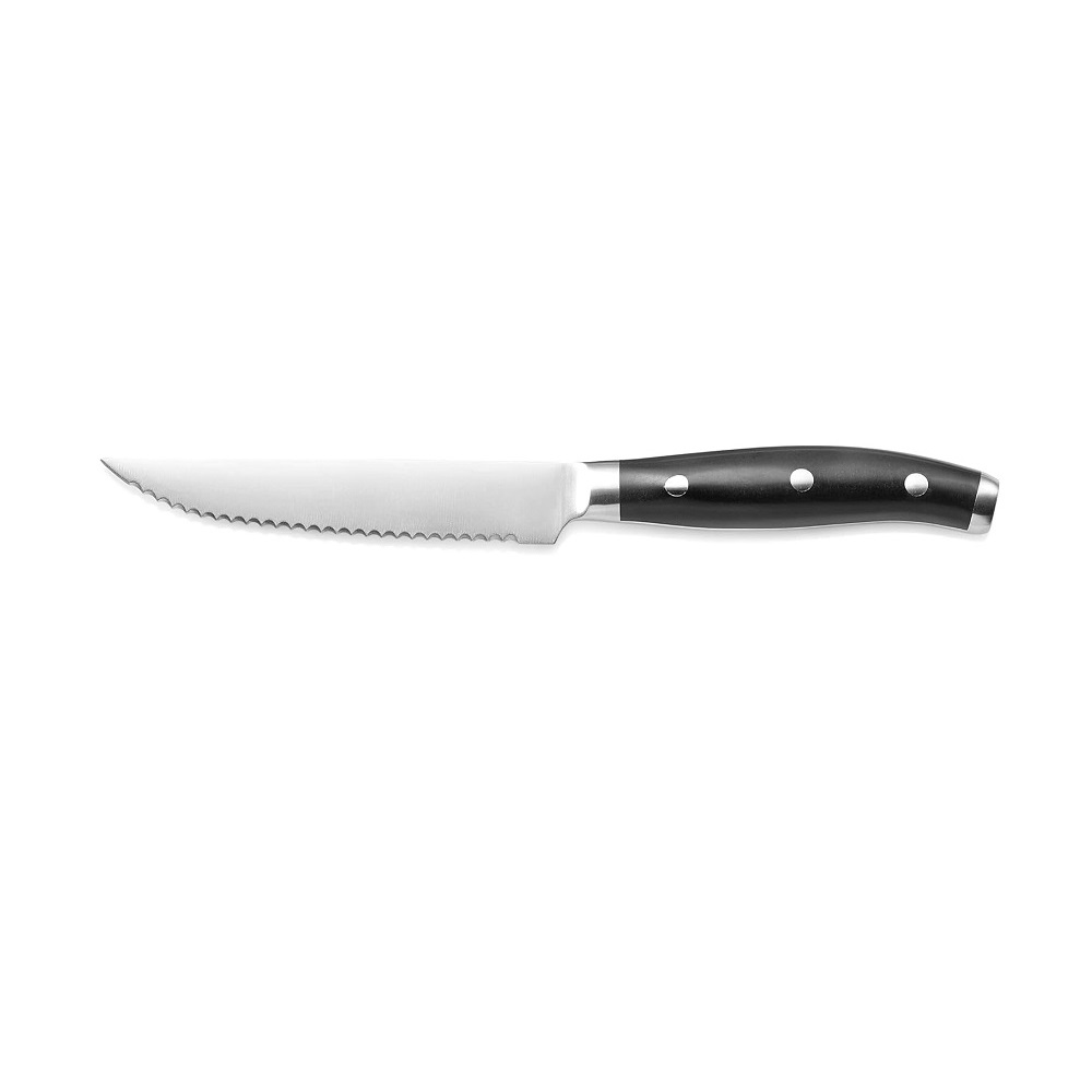 WAS – STEAK KNIFE 23.5 CM WITH BLACK HANDLE