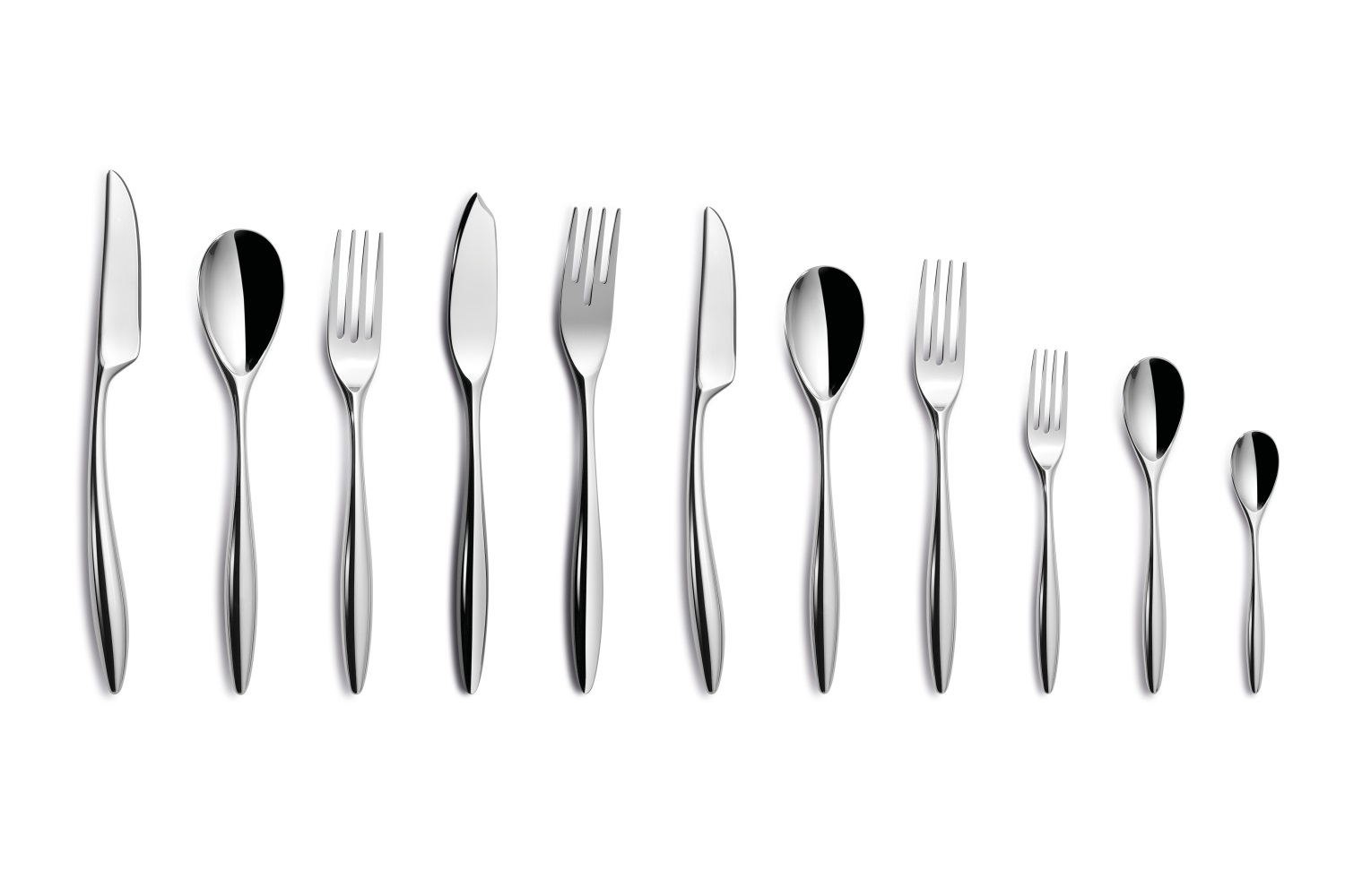 COMAS – BAOBAB Q15 18/10 11 MM DESSERT FORK SET OF 12