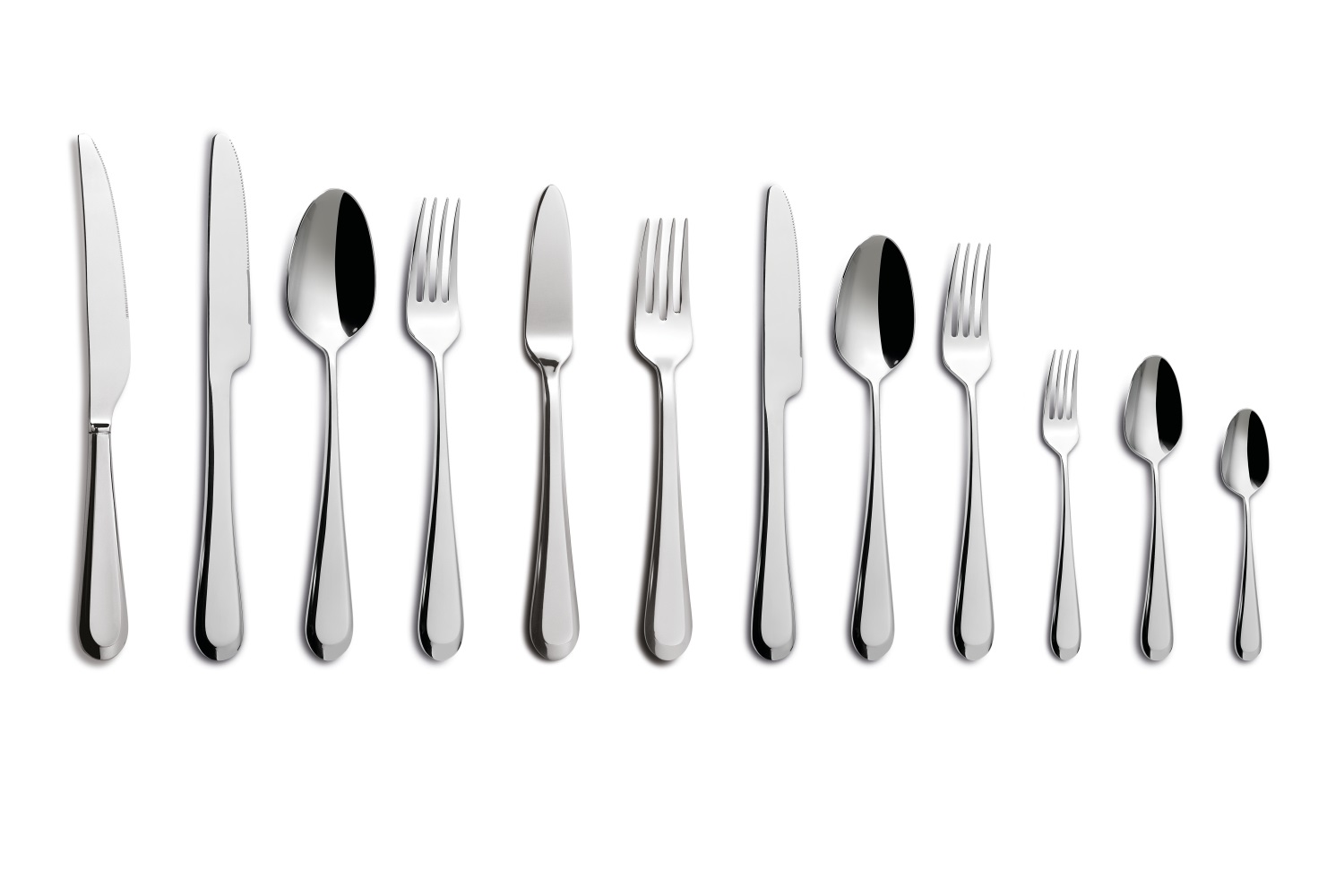 COMAS – MARANTA 18/10 4 MM TABLE FORK SET OF 12