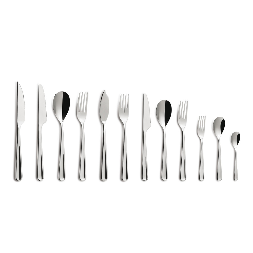 COMAS – LONDON 4 MM 18/10 DESSERT SPOON SET OF 12