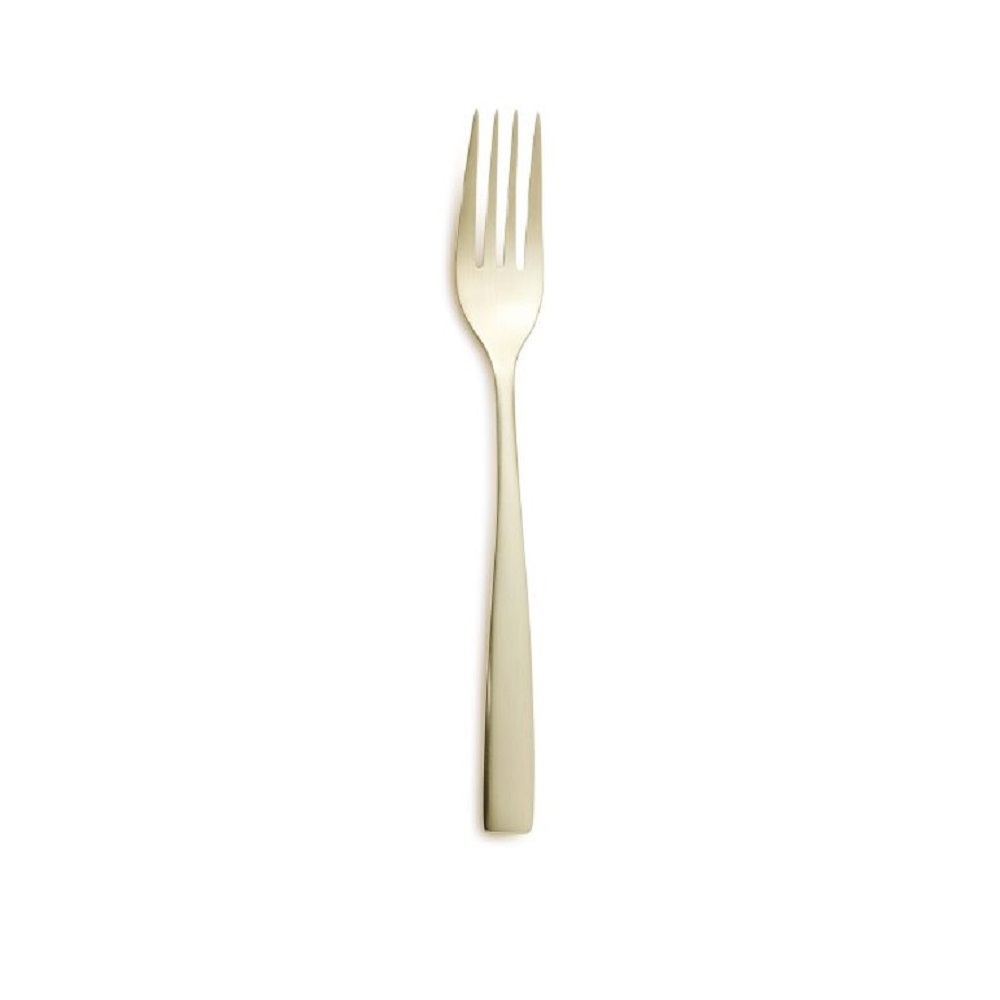 COMAS – BARCELONA COLORS CHAMPAGNE TABLE FORK 18/0 SET OF 12