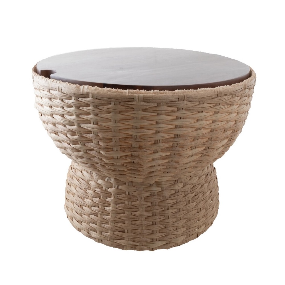 PADERNO – POLYRATTAN FOOTED BOWL Ø 53 CM H: 40 CM