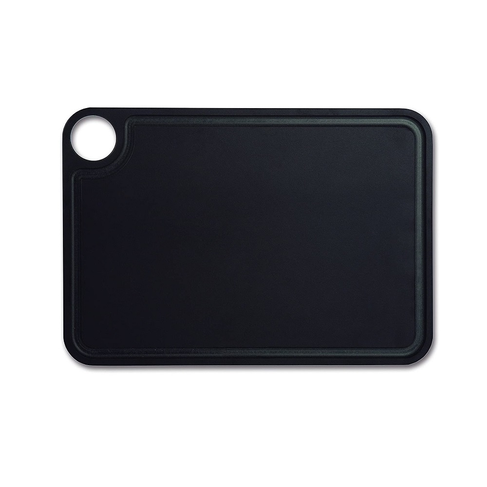 ARCOS – BLACK EFFECT SERVING/CUTTING BOARD WITH GROOVE 38 x 28 CM