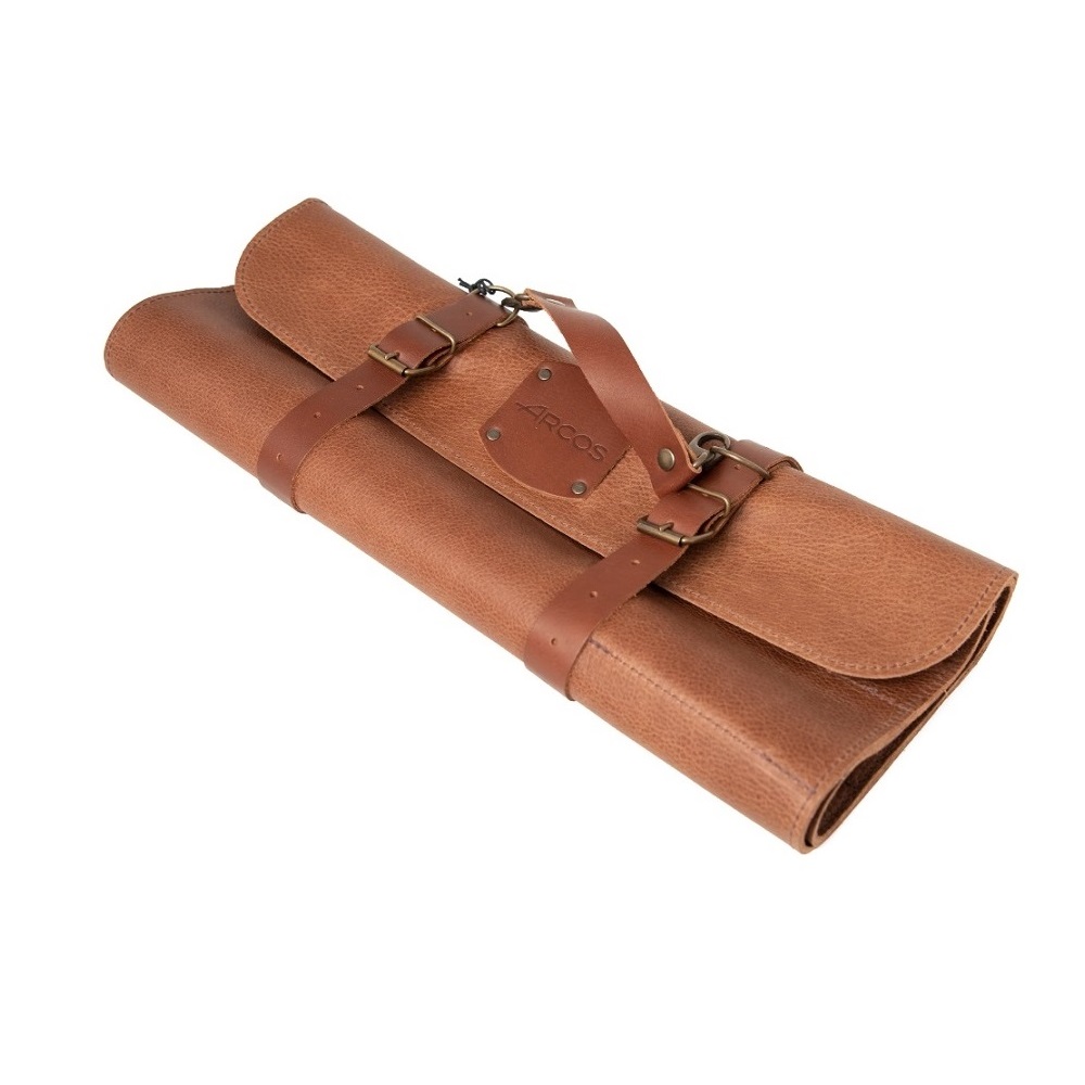 ARCOS – 10 PC KNIFE ROLL BAG LEATHER