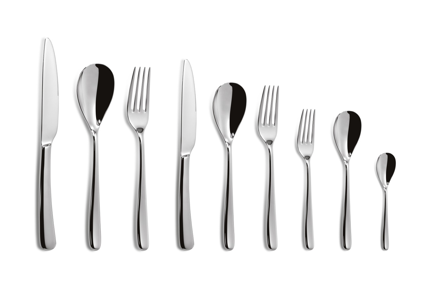 COMAS – DALIA 18/10 8.5 MM TABLE FORK SET OF 12