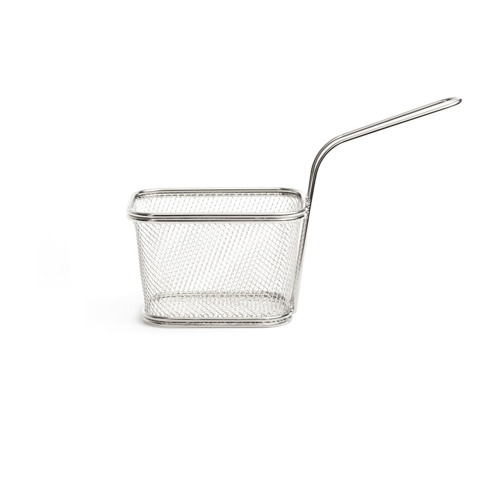 COMAS – SQUARE BASKET ST/ST 13 x 11 x 9 CM SILVER