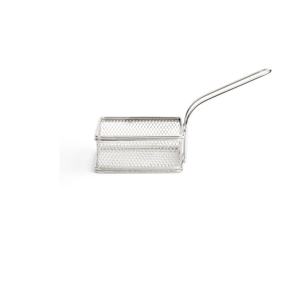 COMAS – MINI SQUARE BASKET ST/ST 11 x 11 x 5 CM SILVER