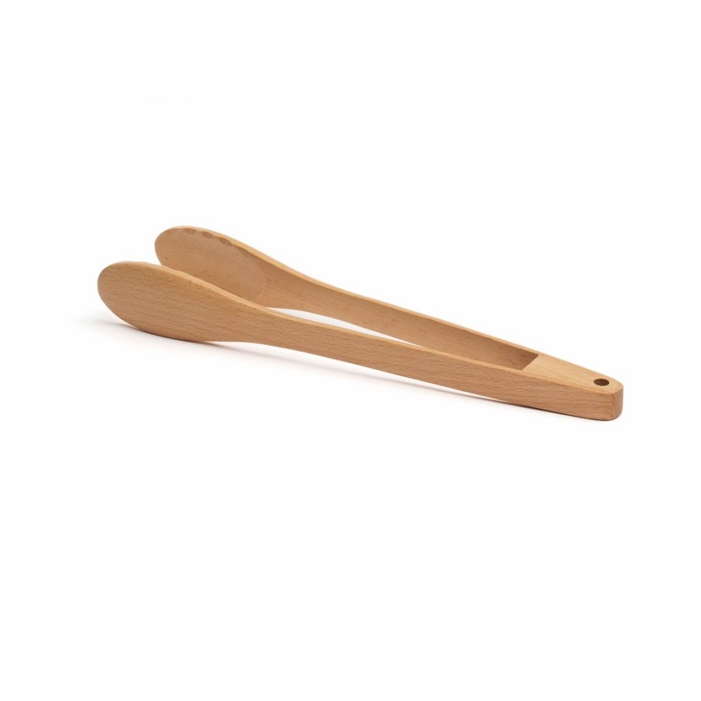 COMAS – ROUND HEAD BEECH WOOD SERVER TONG 30.5 CM