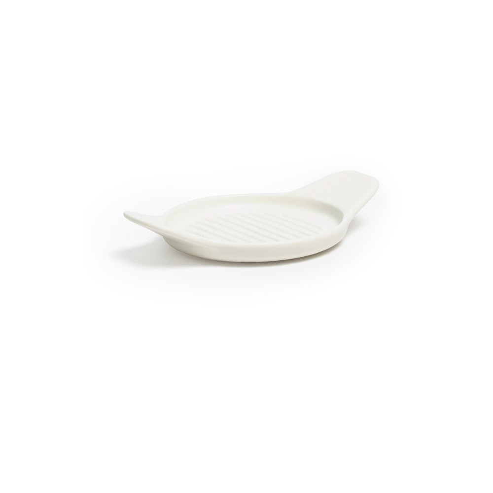 COMAS – PORCELAIN MINI ROUND GRILL PLATE Ø9 x 12.5 CM