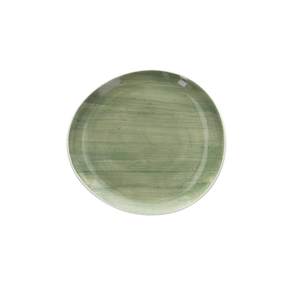 TOGNANA – B RUSH DESSERT PLATE 20 CM LIGHT GREEN