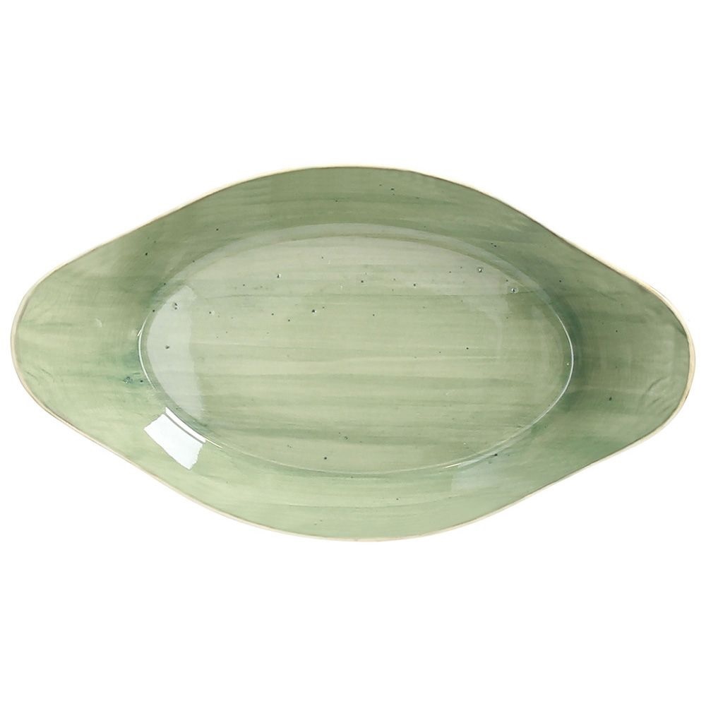 TOGNANA – B RUSH OVAL BAKING DISH 25×14 CM LIGHT GREEN  / 680 ML