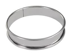 LT – ST/ST TART RING 7CM / H 2CM – ROLLED EDGES