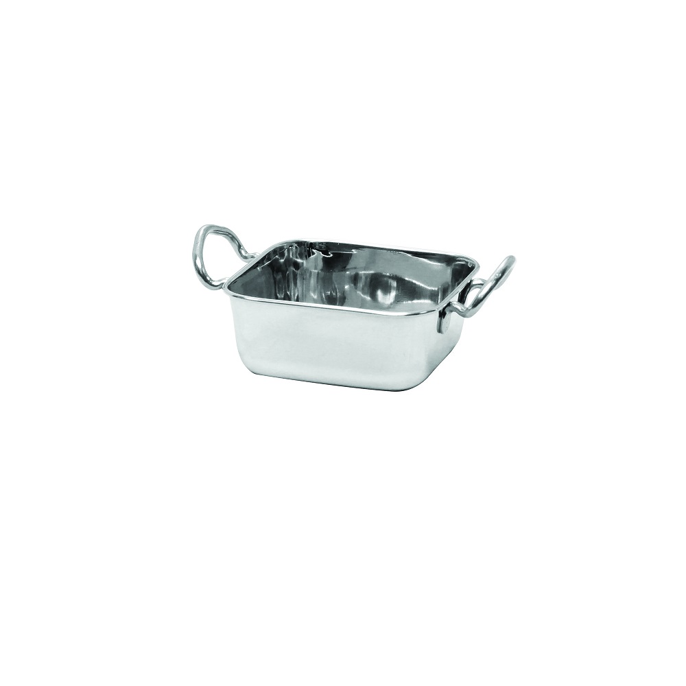 TC – RECTANGULAR MINI ROASTING PAN ST/ST 13 x 13 x 5 CM