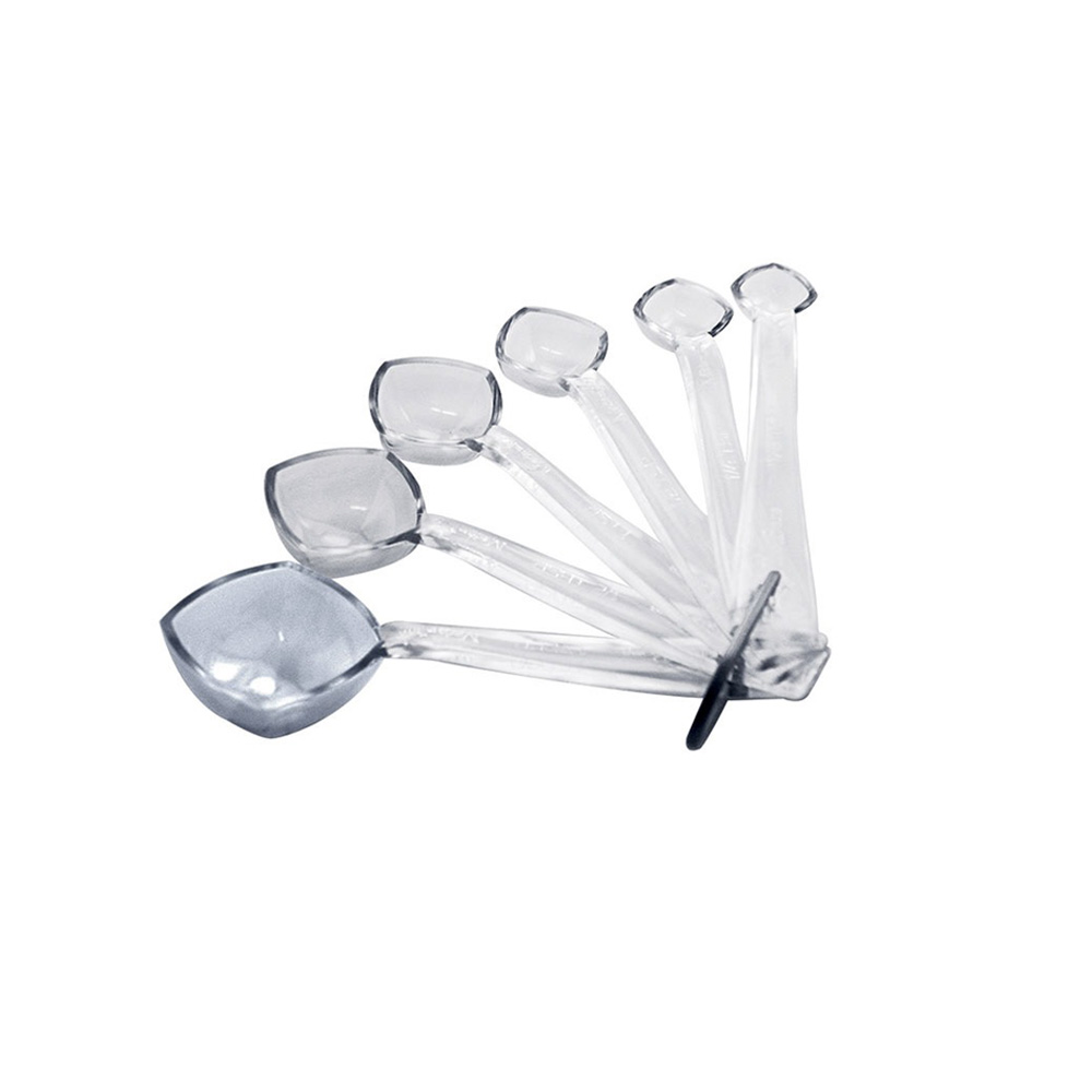 THE BARS – MEASURING SPOON SET IN CLEAR POLYCARBONATE