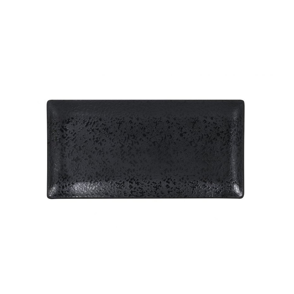 VIEJO – MELAMINE BLACK RECTANGULAR TRAY 30 X 15