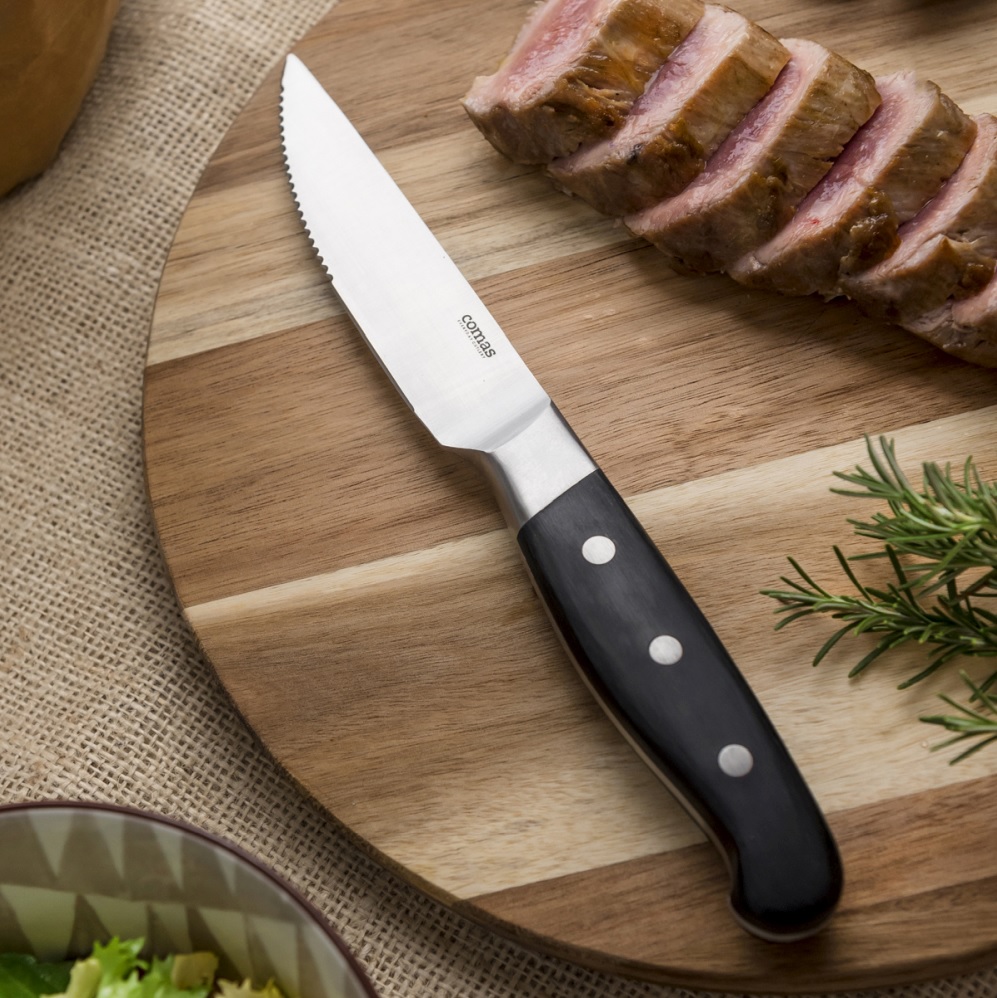 COMAS – BIG ACONCAGUA BLACK STEAK KNIFE 26 CM