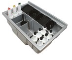 THE BARS – BAR STATION IN ABS GREY 54.5 x 55 CM