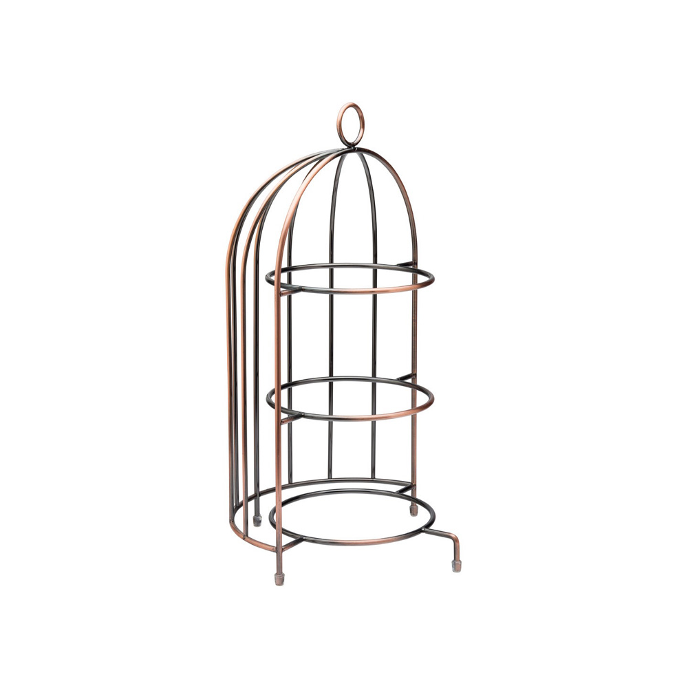 UTOPIA – BIRDCAGE PLATE STAND H: 44 CM