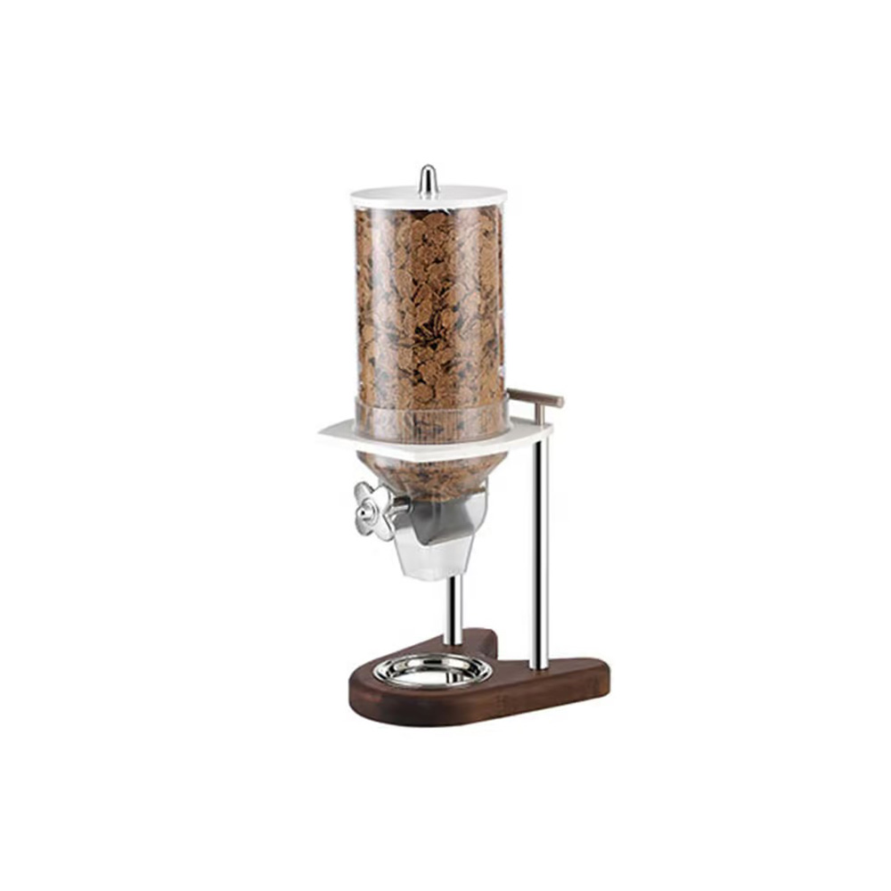 GB – VARIO CEREAL DISPENSER WITH LACQUER COATED BEECH TRAY 4 LT