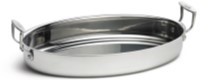 TC – TRI-PLY COOKWARE OVAL PAN WITH 2 HANDLES ST/ST 47 x 27 x 6.5 CM