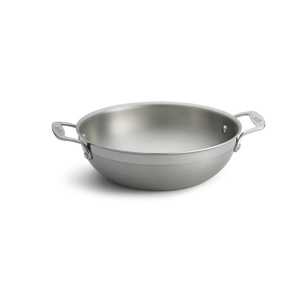 TC – TRI-PLY COOKWARE WOK WITH 2 HANDLES ST/ST 24 CM 7.5 H