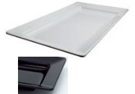 ILSA – DIDO RECTANGULAR MELAMINE TRAY 56 x 32 CM BLACK