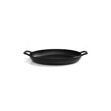 ILSA – MELAMINE BLACK OVAL MINI FRYING PAN 21 x 14 CM