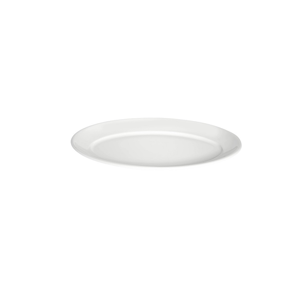 MELAWARE – MELAMINE OVAL PLATTER WHITE 20 x 11.7 CM 401119