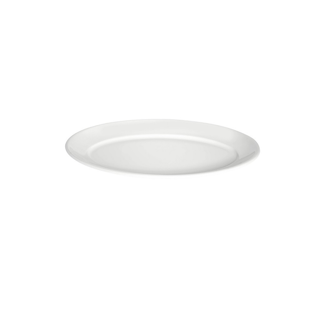 MELAWARE – MELAMINE OVAL PLATTER WHITE 26 x 16 CM 401104