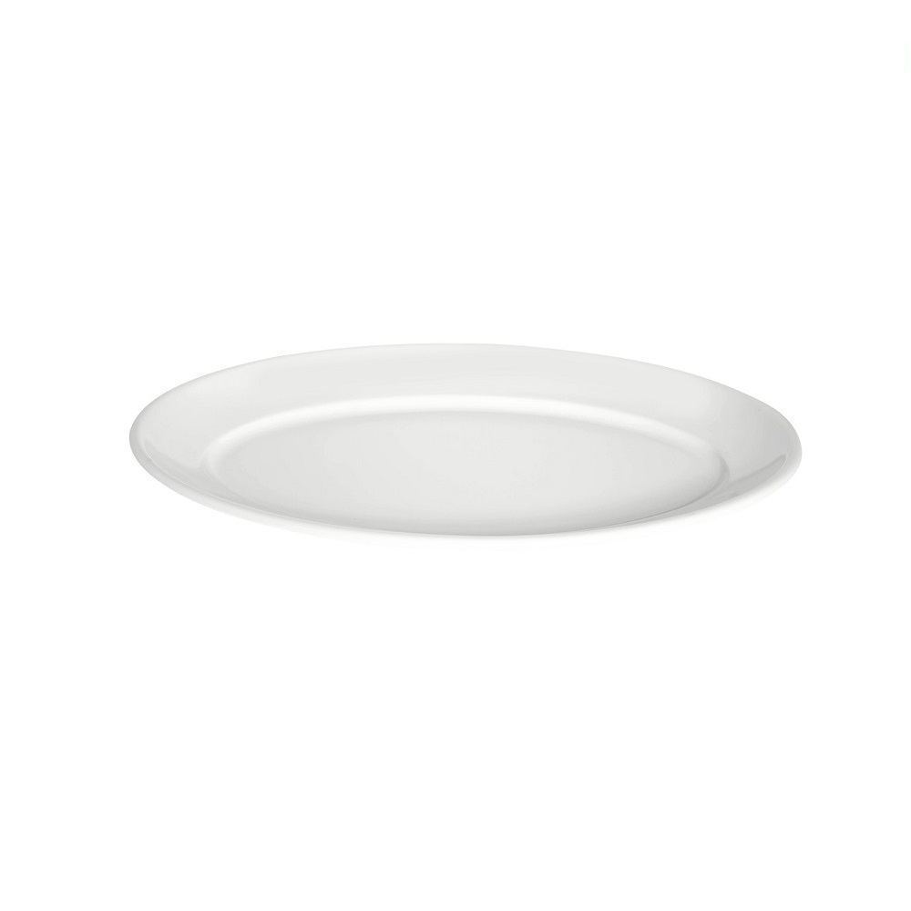 MELAWARE – MELAMINE OVAL PLATTER WHITE 34 x 23.5 CM No.57 401106