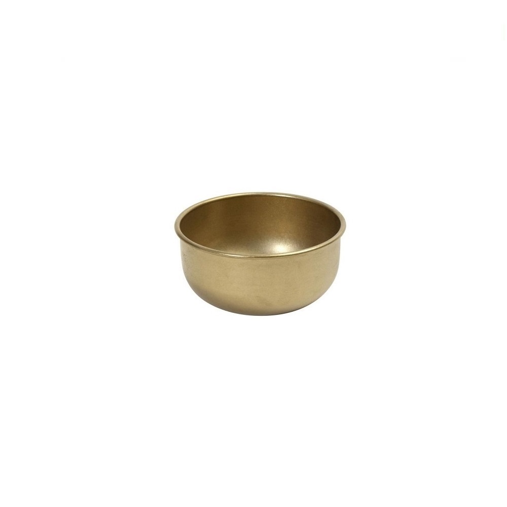 ESPIEL – SNOW ST/ST DIP BOWL GOLD 8 CM