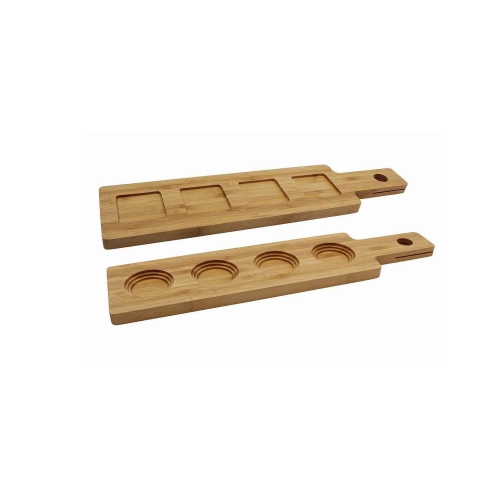 TC – WOOD PADDLE BAMBOO HOLDS 4 UP TO 5.7 DIAM.