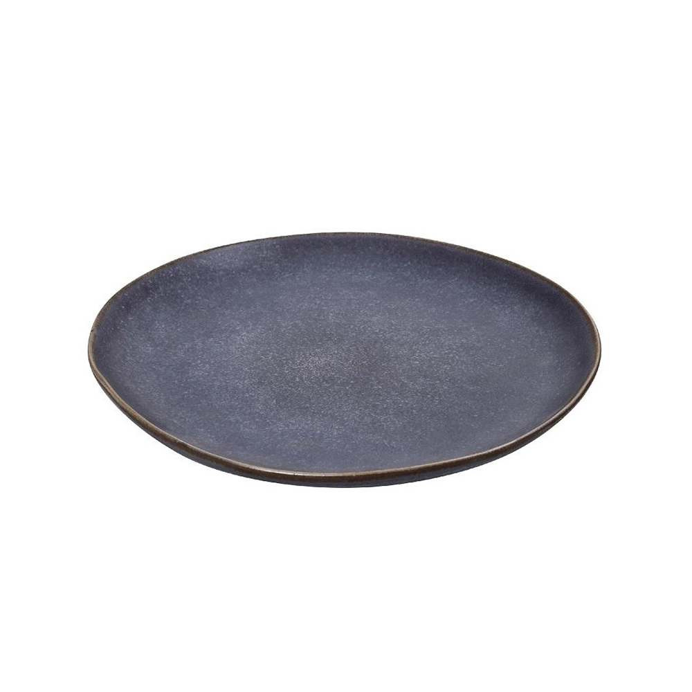 ESPIEL – ETNA STONEWARE GREY BLUE DINNER PLATE 28 CM