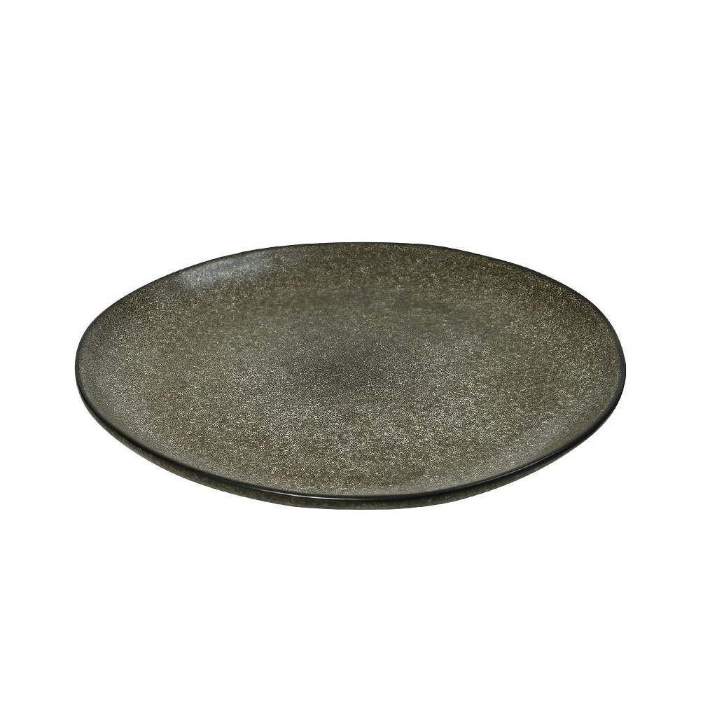 ESPIEL – ETNA STONEWARE OLIVE CHARGER PLATE 33 CM