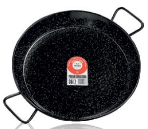 GARCIMA – LOW ENAMELED PAELLA PAN 20 CM