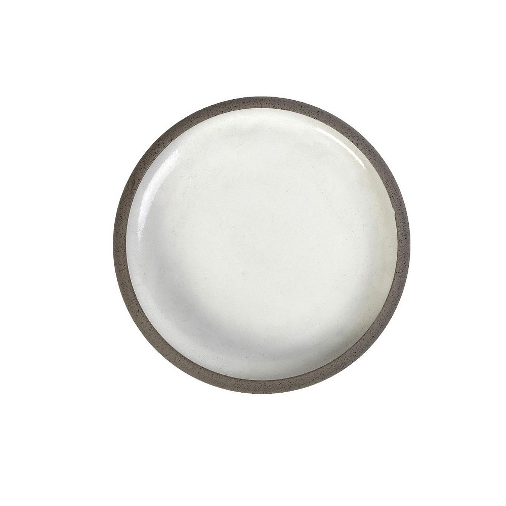 ESPIEL – SANDY WHITE STONEWARE PLATE 20 CM